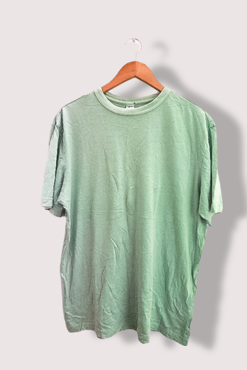 Vintage Reebok plain green medium short sleeve tees