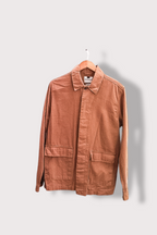 Vintage Topman brown thick small long sleeve overshirt