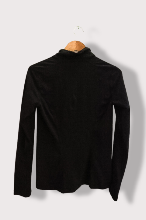 Vintage Under Armour black fleece full zip small jacket