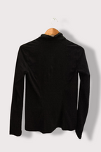 Vintage Under Armour black fleece full zip small jacket
