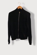 Vintage Full zip womens navy medium sweater