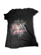 Vintage womens black American Thor graphics medium tees