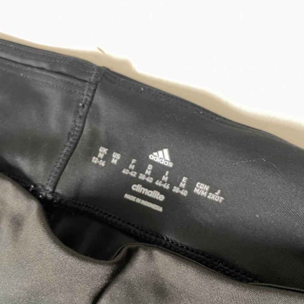 Vintage Black Adidas Climalite 3 stripe mens sweat pant in M| SKU 3712| L18 W 28