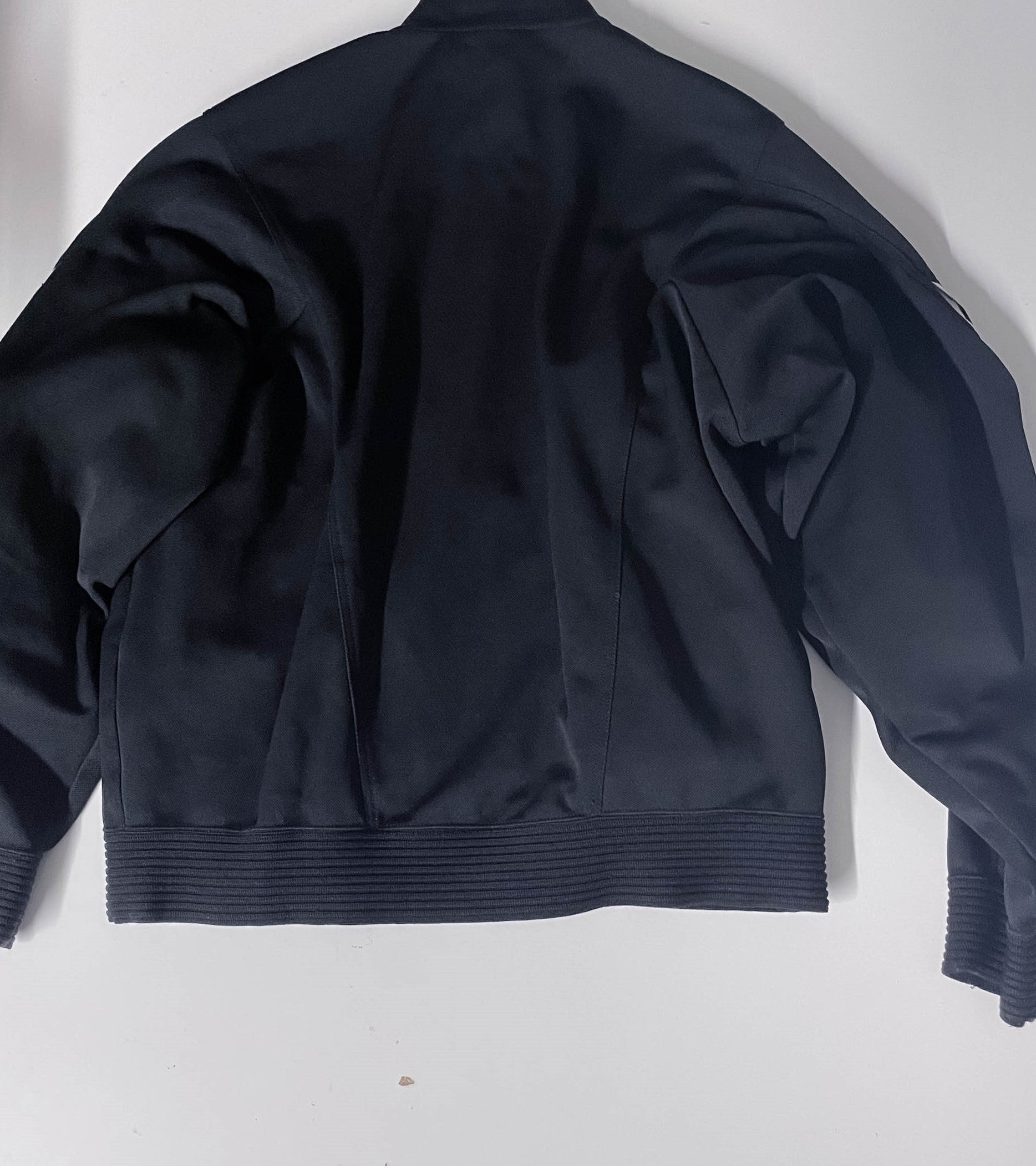 Vintage Black Superstar jaspo full zip windbreaker jacket size S/M