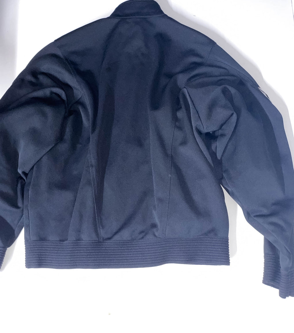 Vintage Black Superstar jaspo full zip windbreaker jacket size S/M