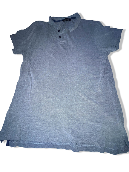 Vintage Jaeger Medium regular fit grey short sleeve polo shirt