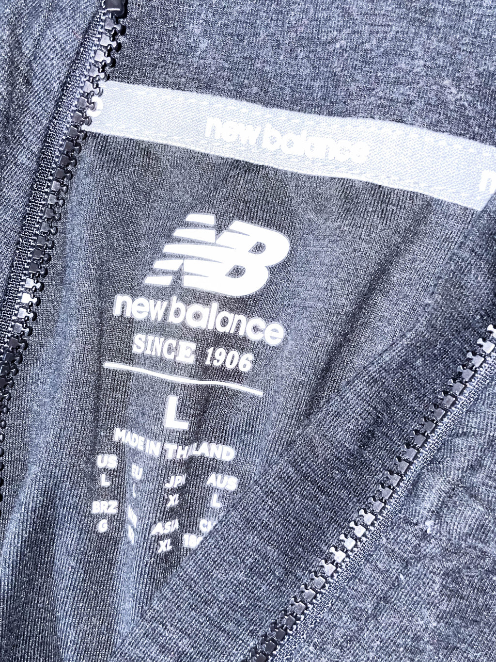 Vintage Black New Balance Fleece 1/4 zip up long sleeve large sweatshirt