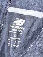 Vintage Black New Balance Fleece 1/4 zip up long sleeve large sweatshirt