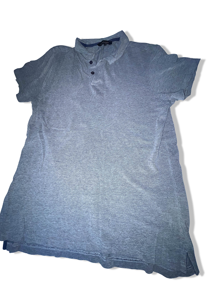 Vintage Jaeger Medium regular fit grey short sleeve polo shirt
