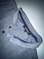 Vintage Jaeger Medium regular fit grey short sleeve polo shirt