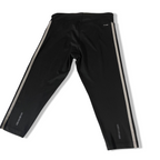 Vintage Black Adidas Climalite 3 stripe mens sweat pant in M| SKU 3712| L18 W 28