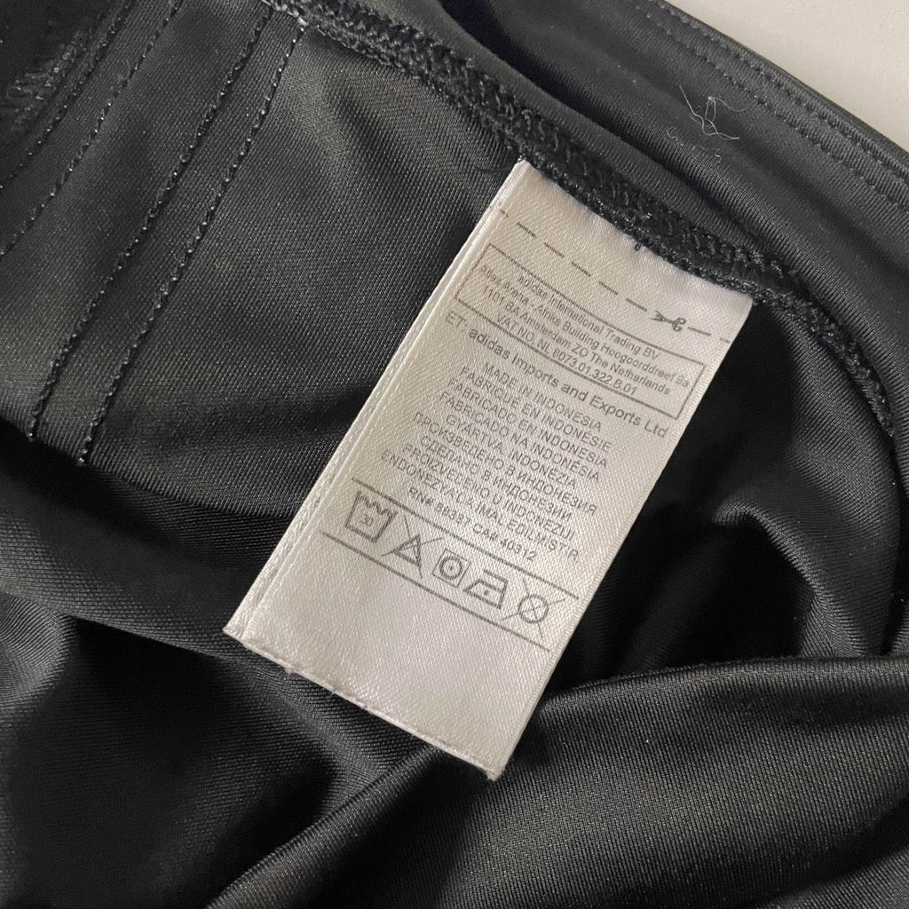 Vintage Black Adidas Climalite 3 stripe mens sweat pant in M| SKU 3712| L18 W 28