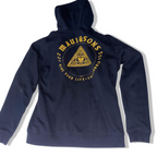 Vintage Maui & sons womens black full zip small hoodie jacket