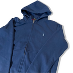 Vintage Marco Polo Italia Navy mens full zip hoodie in XL with new Tag 