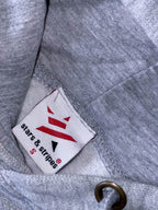 Vintage Stars & Stripes Nutella print mens small grey hoodie
