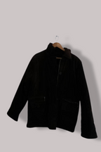 Mens Gianni Vitorio Brown Suede Zip up Military medium jacket