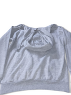 Vintage Stars & Stripes Nutella print mens small grey hoodie