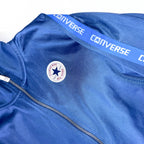 Vintage Blue Converse small full zip high neck windbreaker jacket