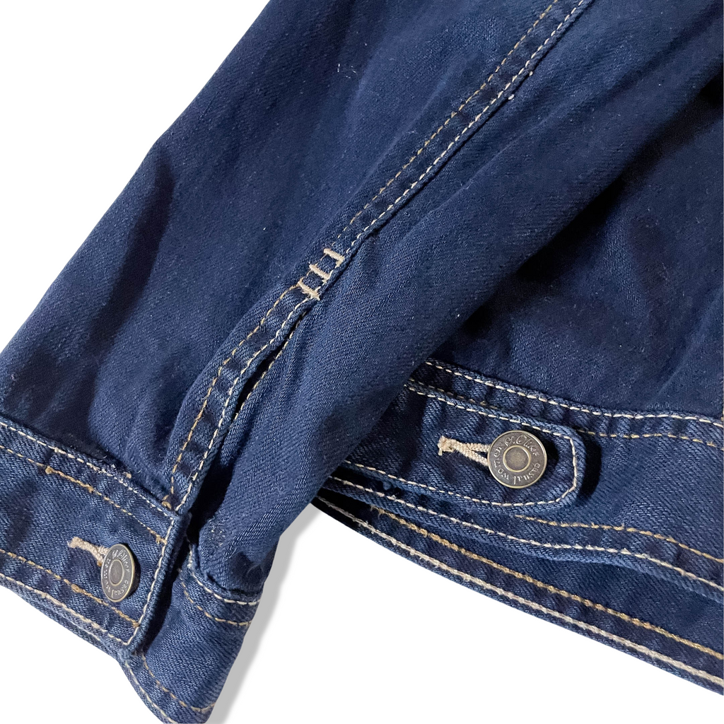 Vintage S.Oliver blue womens trucker denim medium jacket