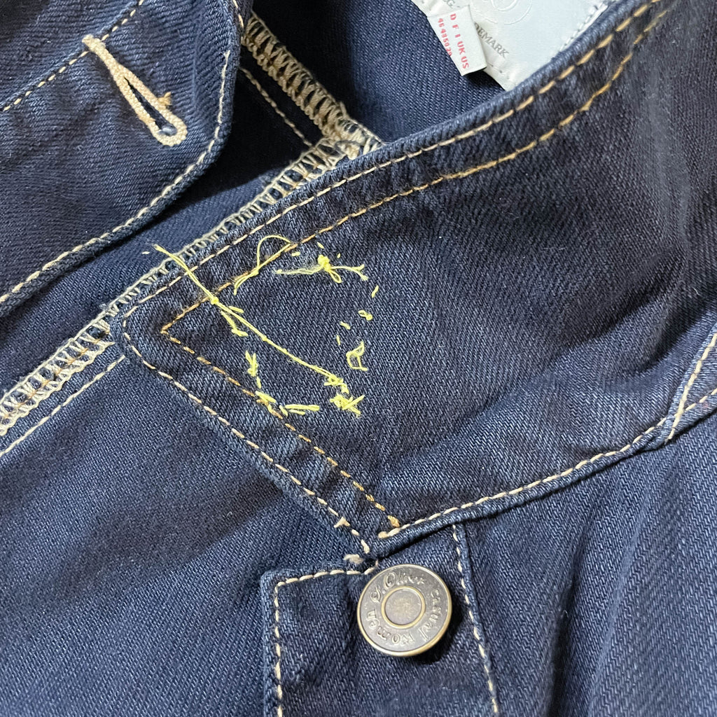 Vintage S.Oliver blue womens trucker denim medium jacket