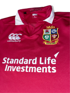 Vintage Canterbury British and Irish Lions Home Rugby Union Red Shirt 2019 Size M