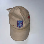 Vintage Mid island golf club Garyline cream baseball hat