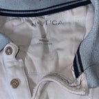 Vintage Womens White Nautica medium Cotton polo shirt