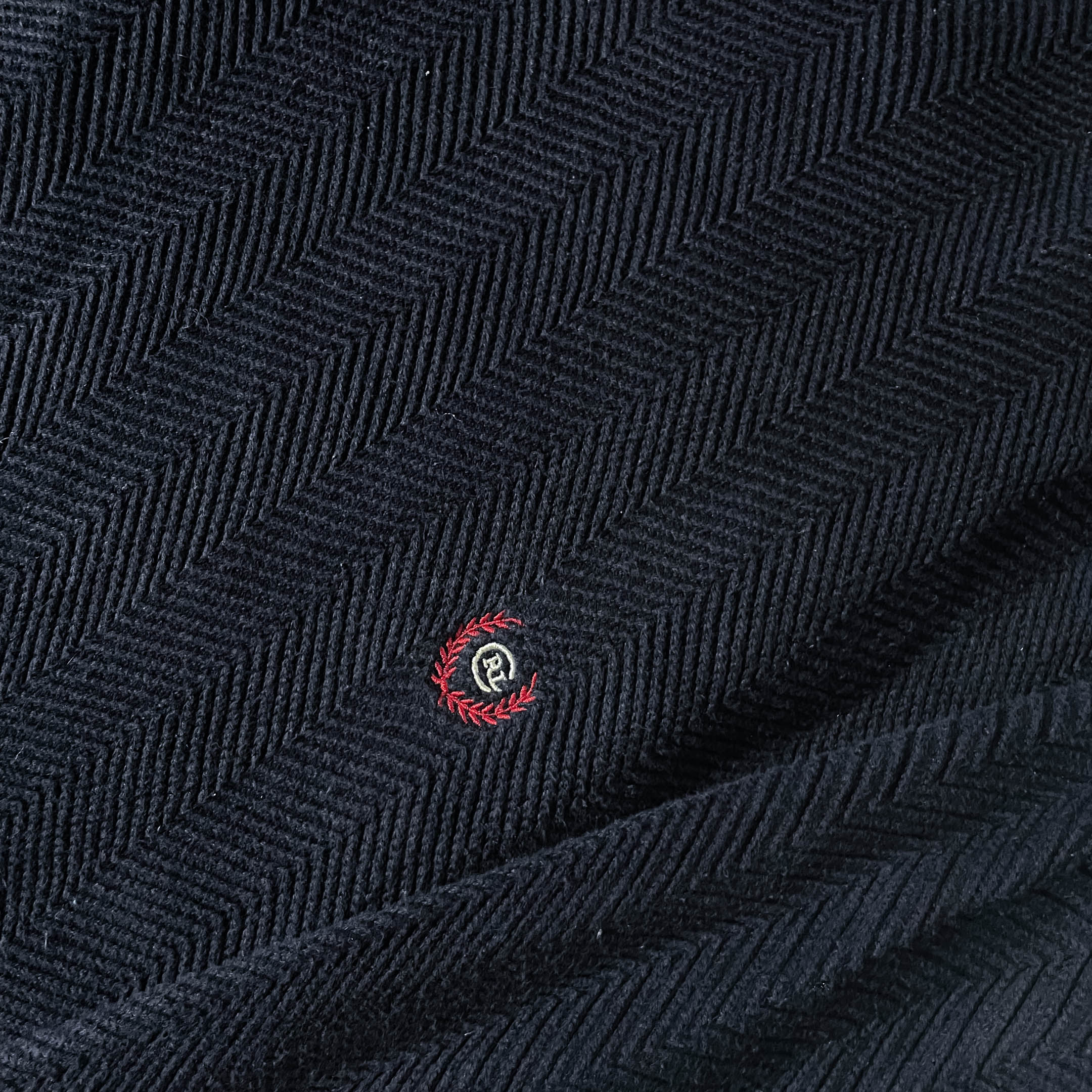 Vintage Blue Chap Ralph Lauren V-neck high framed oversized sweatshirt XL