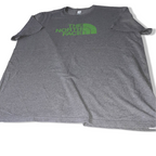 Vintage The north face big logo grey short sleeve tees XXL
