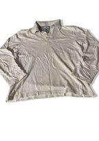 Vintage Hugo Boss white womens medium long sleeve polo shirt