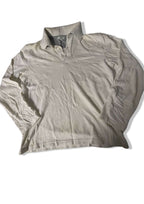 Vintage Hugo Boss white womens medium long sleeve polo shirt