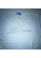 Vintage Blumarine studded print womens large blue short sleeve tees