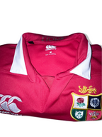 Vintage Canterbury British and Irish Lions Home Rugby Union Red Shirt 2019 Size M