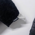 Vintage Classic Black Leather winter gloves