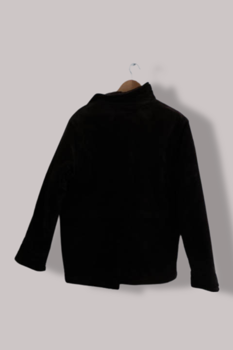 Mens Gianni Vitorio Brown Suede Zip up Military medium jacket