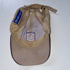 Vintage Mid island golf club Garyline cream baseball hat