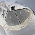 Vintage white adidas 90's strapback cap