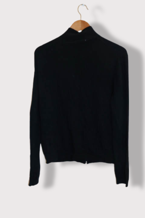 Vintage Full zip womens navy medium sweater