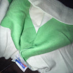 Vintage Tommy Hilfiger Cream Multistripe medium regular fit long sleeve polo shirt