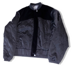 Vintage Y2k Pimkie women's velour black full zip bomber jacket in M | SKU 3654