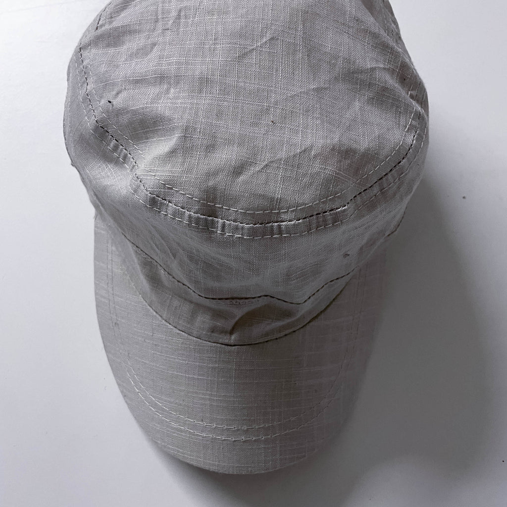 Vintage cream Czapka army washed cap