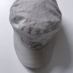 Vintage cream Czapka army washed cap