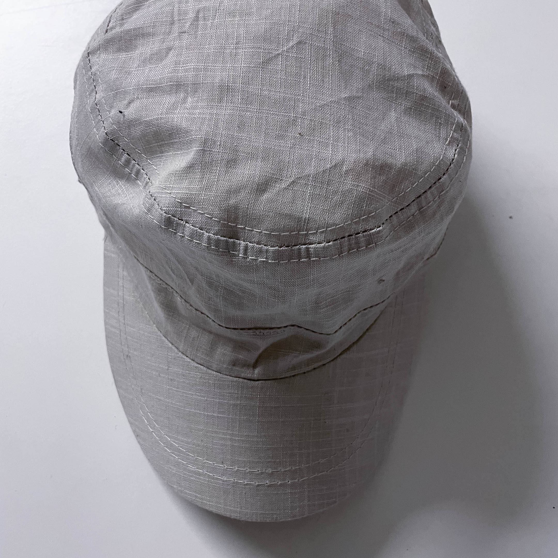 Vintage cream Czapka army washed cap