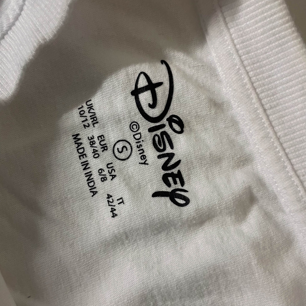 Vintage Disney women mickey mouse print white small tees| W 19 L 24| SKU 3713