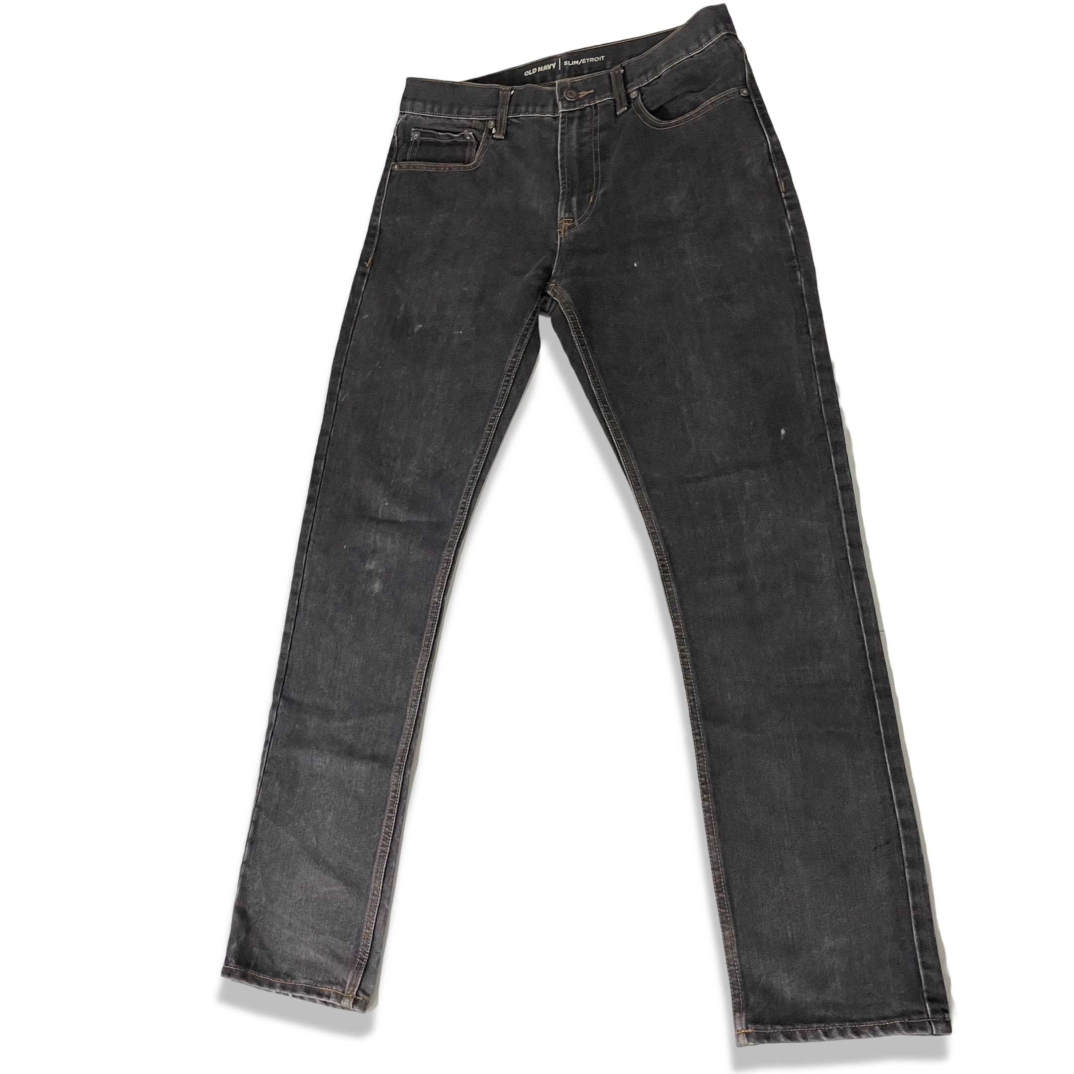 Vintage mens old navy slim fit grey jeans trouser| W 30 L 32 | GREY | SKU 3673