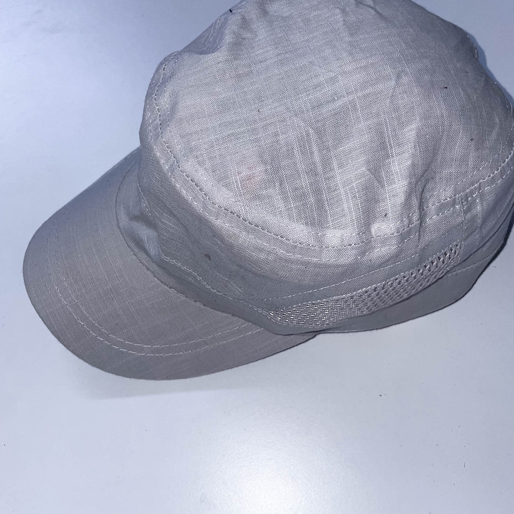 Vintage cream Czapka army washed cap