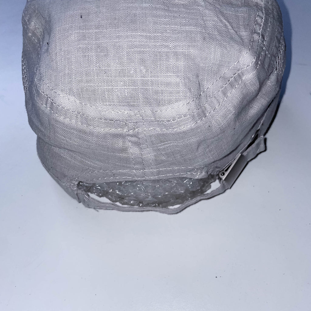 Vintage cream Czapka army washed cap