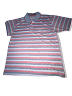 Vintage Hugo boss womens Multi stripe large polo shirt