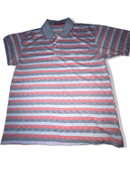 Vintage Hugo boss womens Multi stripe large polo shirt