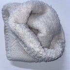 Cream Knitted neck warmer XS/S